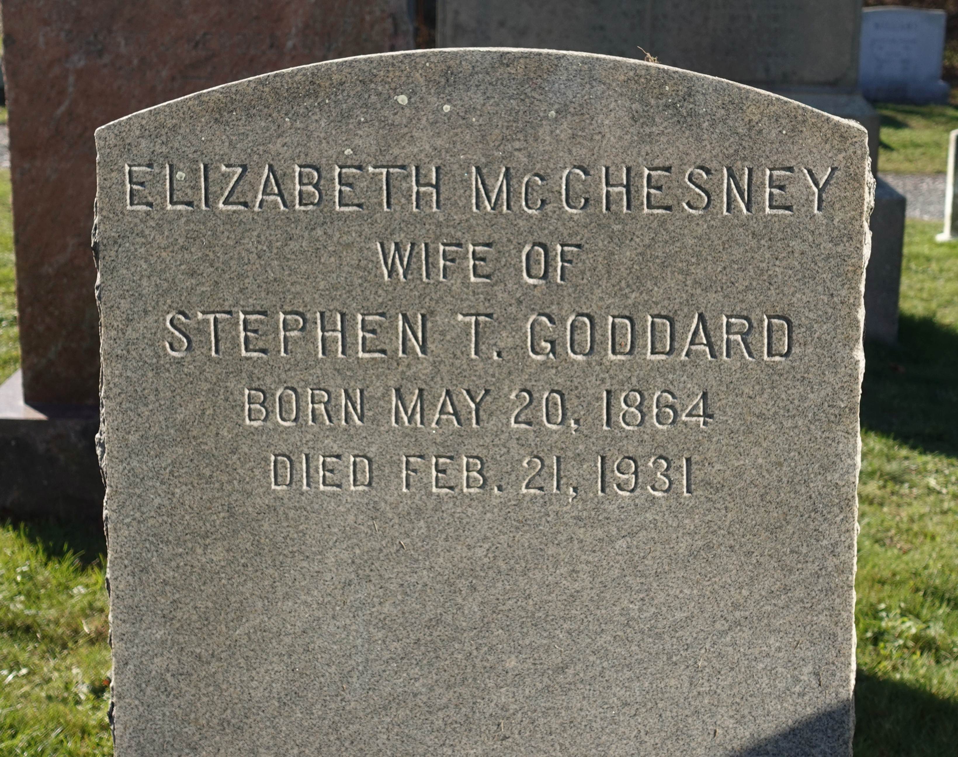 Rhode Island Historic Cemeteries - Person Details