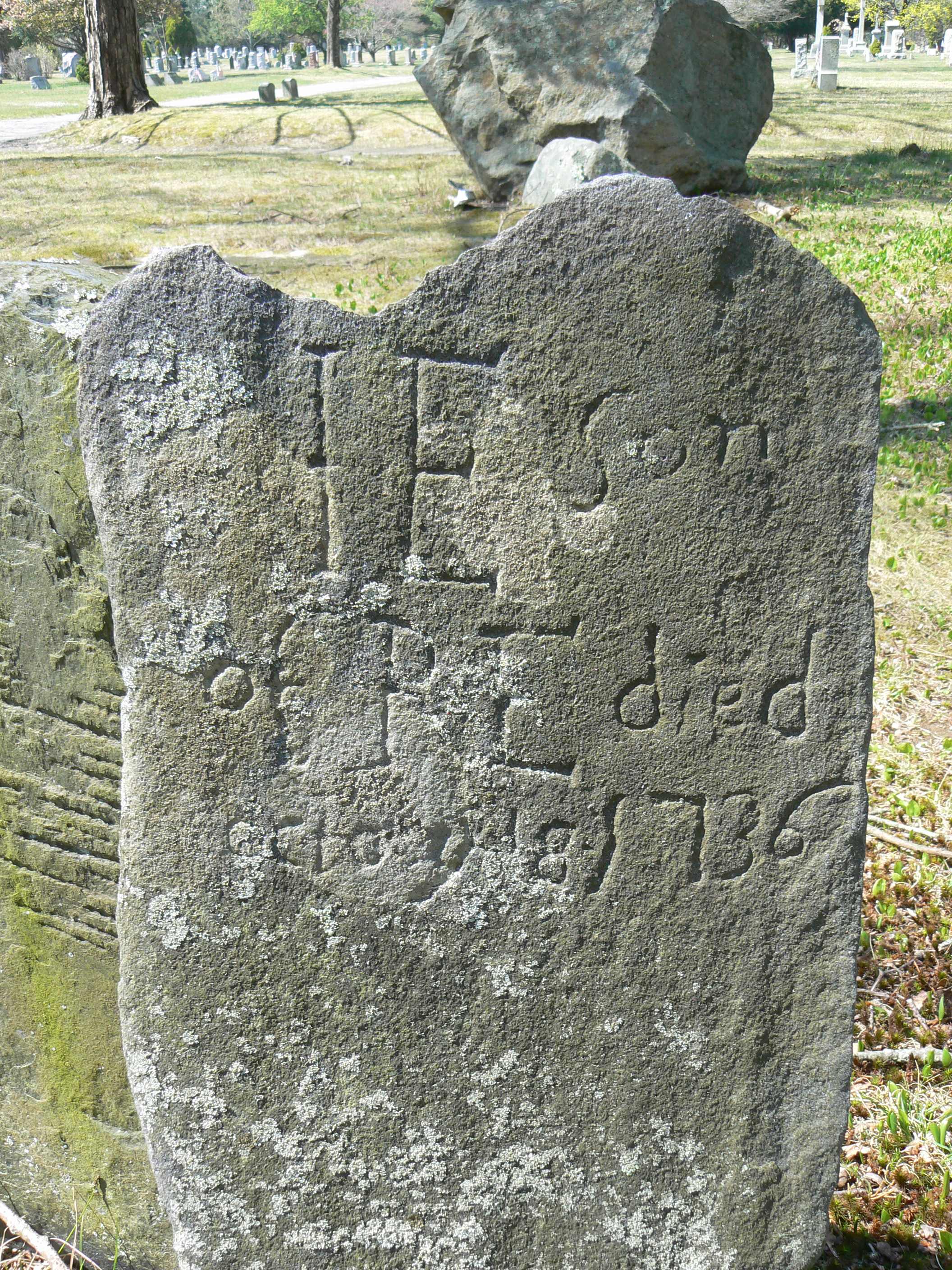 Rhode Island Historic Cemeteries Person Details