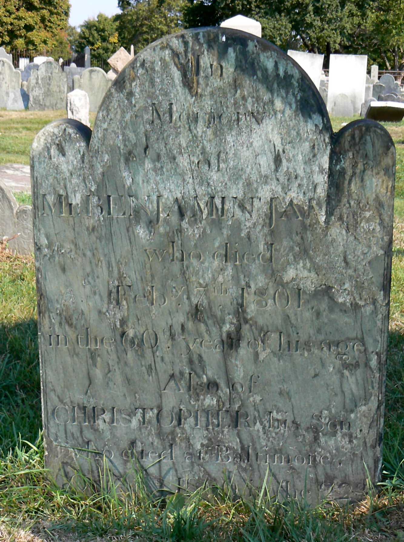 Rhode Island Historic Cemeteries - Person Details